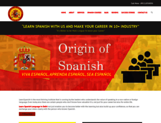 learnspanish.co.in screenshot