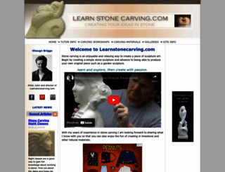 learnstonecarving.com screenshot