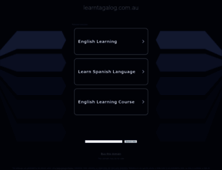 learntagalog.com.au screenshot