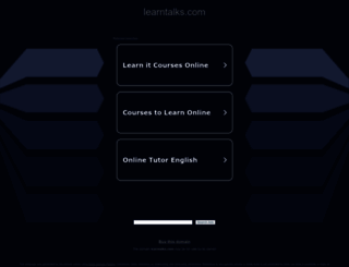 learntalks.com screenshot
