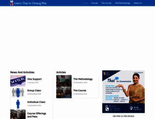 learnthaiinchiangmai.com screenshot