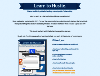 learntohustle.com screenshot