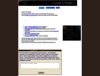 learntotype.net screenshot