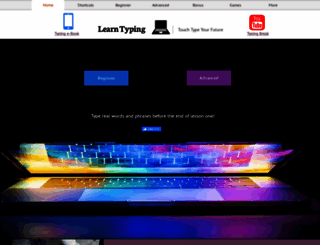 learntyping.org screenshot