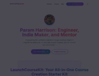 learnwithparam.com screenshot