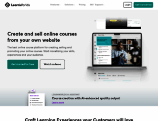 learnworlds.com screenshot