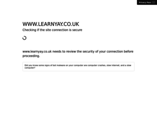 learnyay.co.uk screenshot