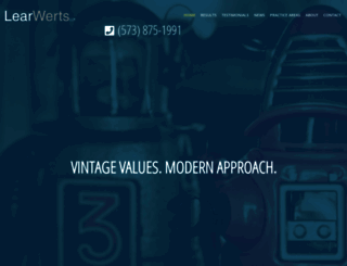 learwerts.com screenshot