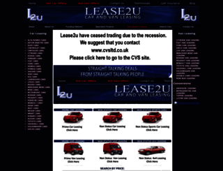 lease2u.co.uk screenshot