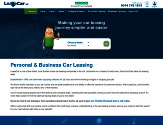 leasecar.uk screenshot