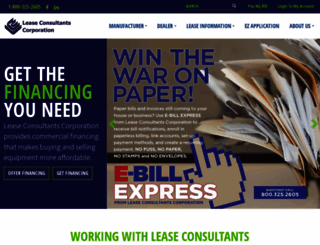 leaseconsultants.com screenshot