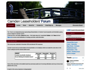 leaseholdersforum.org.uk screenshot