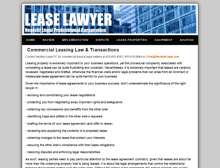 leaselawyer.ca screenshot