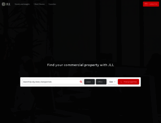 leasespaces.jll.com screenshot