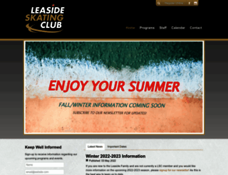 leasideskatingclub.com screenshot