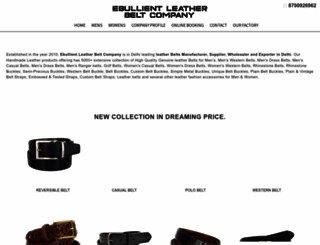 leather-belt-manufacturers.com screenshot