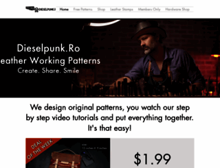 leather-patterns.com screenshot