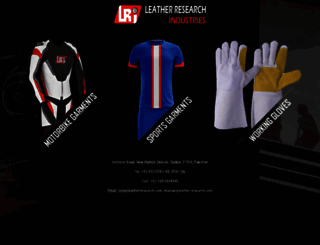 leather-research.com screenshot
