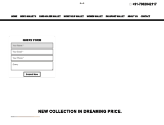 leather-wallet-manufacturers.com screenshot