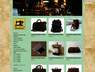 leatherart.storenvy.com screenshot