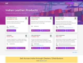 leatherbags-india.com screenshot