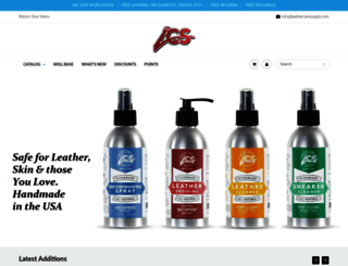 leathercaresupply.com screenshot