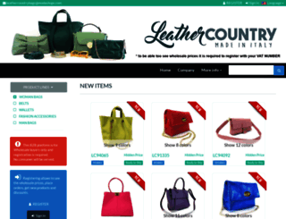 leathercountrybags.com screenshot