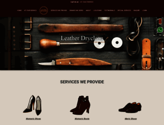 leatherdryclean.com screenshot