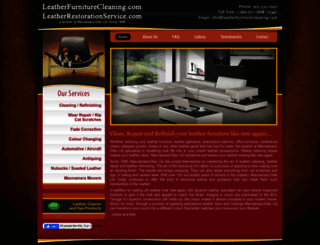 leatherfurniturecleaning.com screenshot