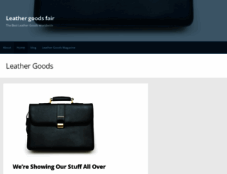 leathergoodsfair.com screenshot