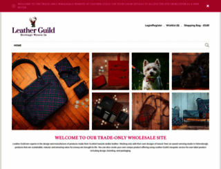 leatherguild.co.uk screenshot