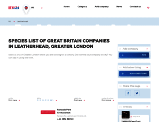leatherhead-greater-london.companiesbritain.com screenshot