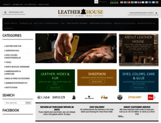 leatherhouse.eu screenshot