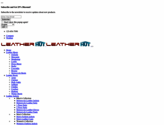 leatherhut.co.uk screenshot