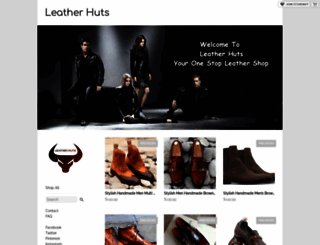 leatherhuts.storenvy.com screenshot