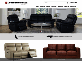 leatheritaliausa.com screenshot