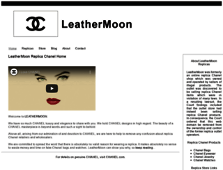 leathermoon.com screenshot