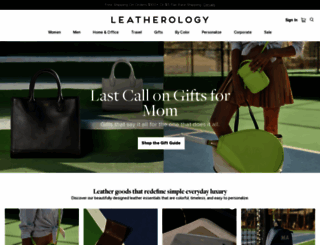 leatherology.com screenshot