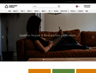 leatherrepaircompany.com screenshot