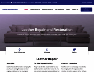 leatherrepairsbolton.co.uk screenshot