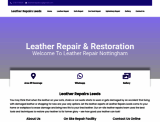 leatherrepairsleeds.co.uk screenshot