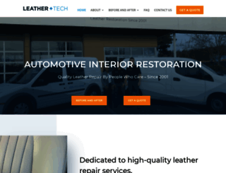 leathertechrepair.com screenshot