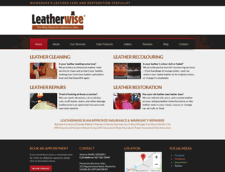 leatherwise.co.nz screenshot