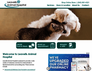 leavellsanimalhospital.com screenshot