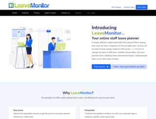 leavemonitor.com screenshot