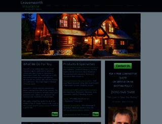 leavenworthinsurance.com screenshot