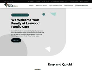 leawoodfamilycare.com screenshot