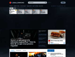 leballonrond.fr screenshot