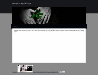 lebanon-real-estate.weebly.com screenshot