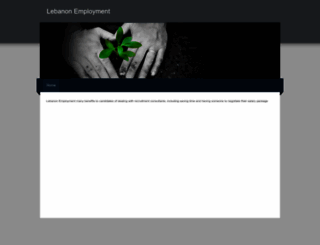 lebanonemployment.weebly.com screenshot